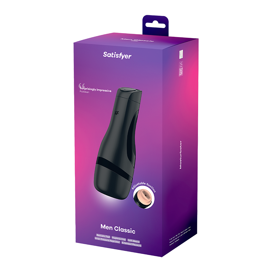 Satisfyer Men Classic Masturbator Sleeve – Discreet, Portable Male Masturbator > Sex Toys For Men > Masturbators > Manual