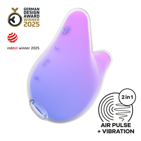 Satisfyer Mermaid Vibes Violet/Pink Stimulator > Sex Toys For Ladies > Air Pulsation