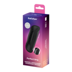 Satisfyer Perfect Grip Sleeve-Style Ridged Vibrating Masturbator > Sex Toys For Men > Masturbators > Vibrating
