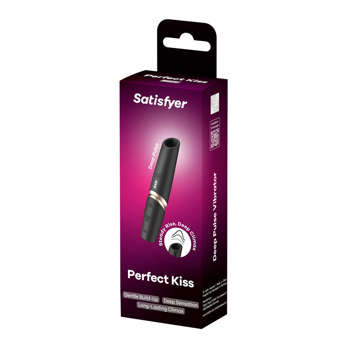 Satisfyer Perfect Kiss Mini Clitoral Massager Travel Size > Sex Toys For Ladies > Air Pulsation