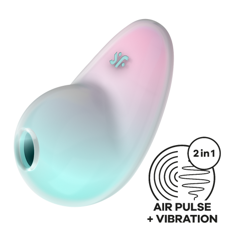 Satisfyer Pixie Dust Mint/Pink Double Air Pulse Vibrator > Sex Toys For Ladies > Air Pulsation