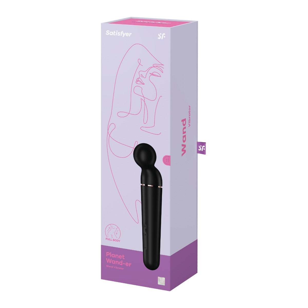 Satisfyer Planet Wand-er Black Full Body Massager 6in > Sex Toys > Massage Wands