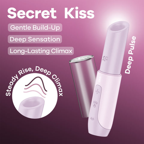 Satisfyer Secret Kiss Mini Clitoral Massager for Travel > Sex Toys For Ladies > Air Pulsation