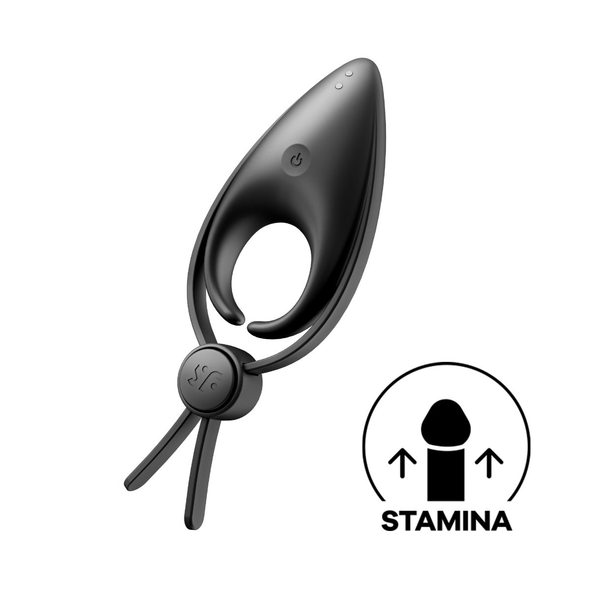 Satisfyer Sniper – Vibrating Adjustable Lasso Cock Ring Black > Cock Ring > Adjustable