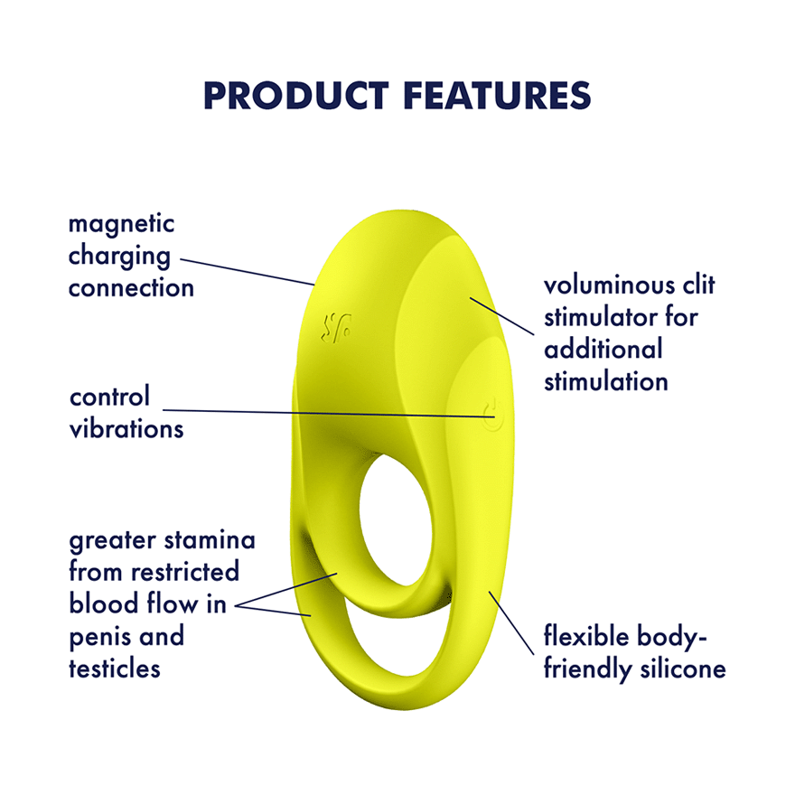 Satisfyer Spectacular Duo Light Cock and Balls Ring > Cock Ring > Vibrating