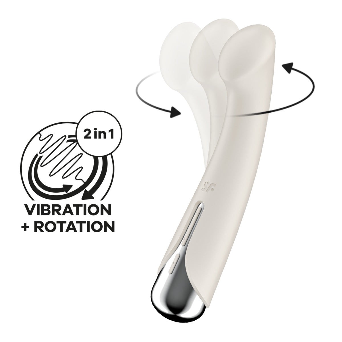 Satisfyer Spinning G-Spot 1 (Beige) – Waterproof G-Spot Vibrator > Sex Toys For Ladies > G-Spot Vibrators