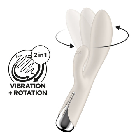 Satisfyer Spinning Rabbit 1 (Beige) – Rabbit Vibrator > Vibrators > Ladies > Rabbit Multi