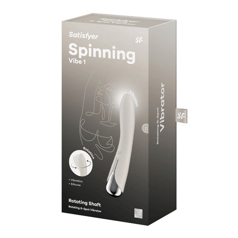 Satisfyer Spinning Vibe 1 (Beige) – G-Spot Vibrator > Vibrators > Standard Vibrators