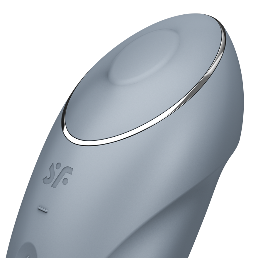 Satisfyer Tap and Climax 1 Lay-On Vibrator Blue