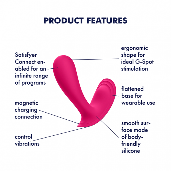 Satisfyer Top Secret Wearable Vibrator – App-Controlled Wearable Vibrator > Sex Toys For Ladies > Panty Vibes