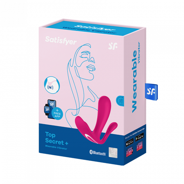 Satisfyer Top Secret Wearable Vibrator in Pink > Sex Toys For Ladies > Panty Vibes