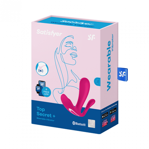 Satisfyer Top Secret Wearable Vibrator in Pink > Sex Toys For Ladies > Panty Vibes