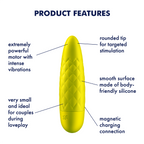 Satisfyer Ultra Power Bullet 5 Bullet Vibrator Yellow
