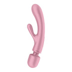 Satisfyer Triple Lover Waterproof Rechargeable Couples Vibrator > Vibrators > Ladies > Rabbit Multi