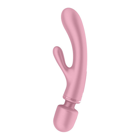 Satisfyer Triple Lover Waterproof Rechargeable Couples Vibrator > Vibrators > Ladies > Rabbit Multi