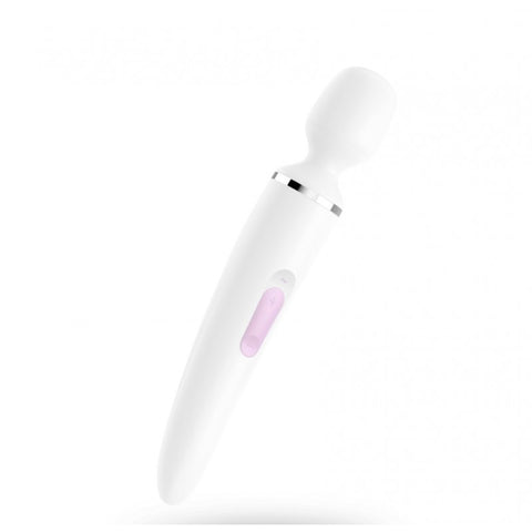 Satisfyer Wand-er Woman Rechargeable Massage Wand – White Massage Wand > Sex Toys > Massage Wands