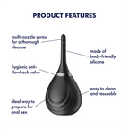 Satisfyer Clean & Play – 2 In 1 Anal Douche With Two Nozzles > Essentials > Douches