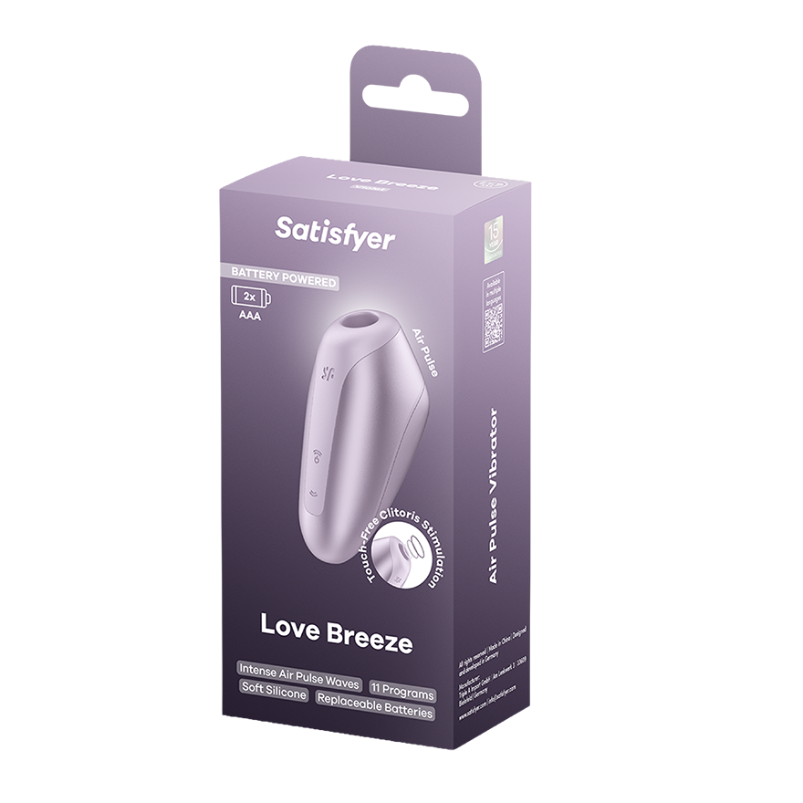 Satisfyer Love Breeze – Cordless Air Pulse Portable Vibrator > Sex Toys For Ladies > Air Pulsation