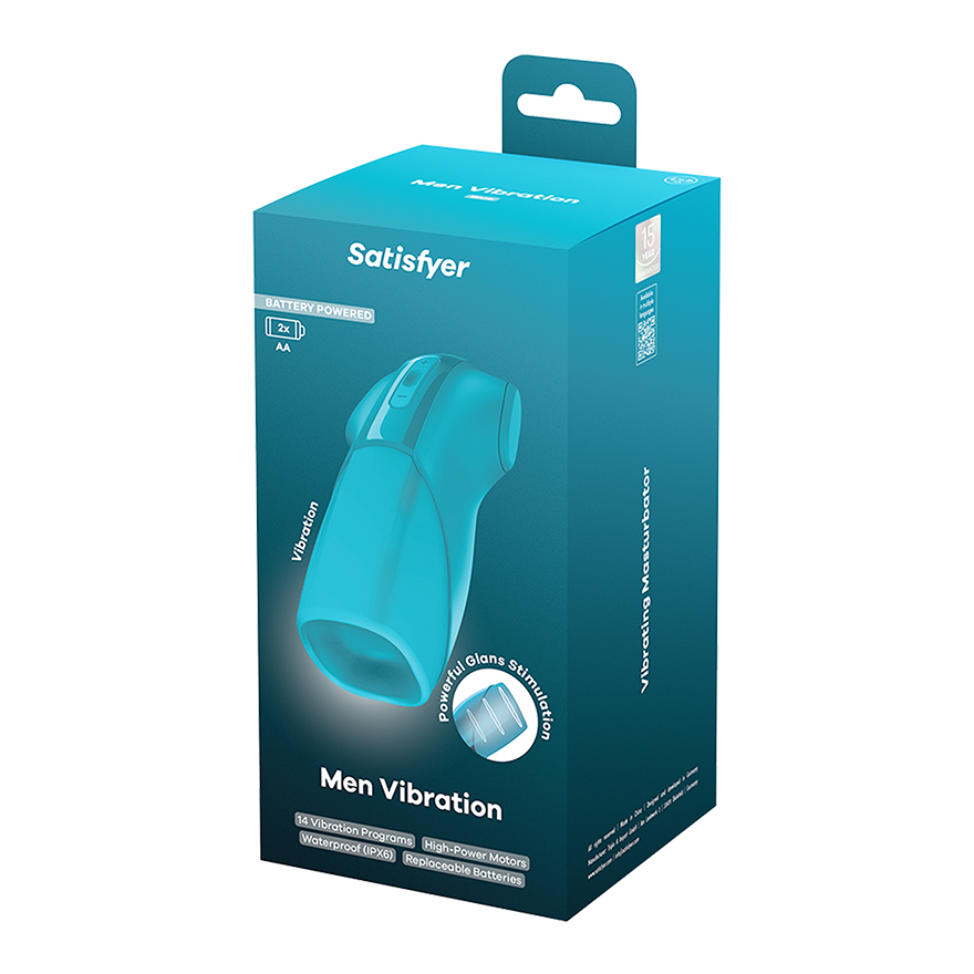 Satisfyer Men Heat Vibration – Heating Vibration Masturbator > Sex Toys For Men > Masturbators > Vibrating