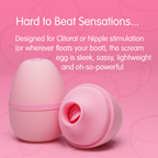 Skins Minis The Scream Egg Compact Rechargeable Vibrating Toy > Sex Toys For Ladies > Vibrating Eggs