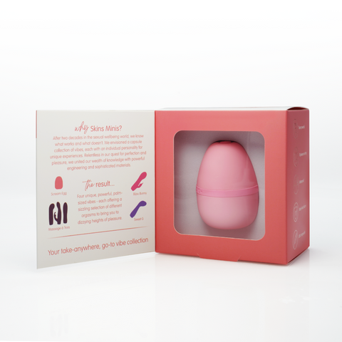 Skins Minis The Scream Egg Compact Rechargeable Vibrating Toy > Sex Toys For Ladies > Vibrating Eggs