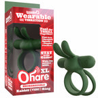 Ohare XL (Black | Blue | Green) – Rechargeable Large Rabbit Vibrator > Cock Ring > Vibrating