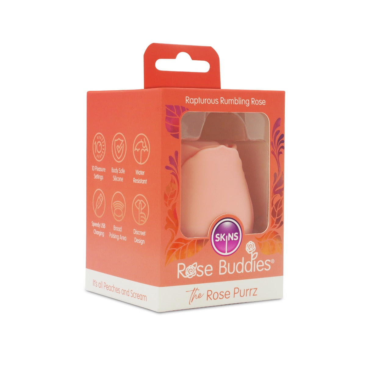 Skins Rose Buddies The Rose Purrz Vibrator – Rechargeable Silicone Vibrator > Sex Toys For Ladies > Rose Stimulators