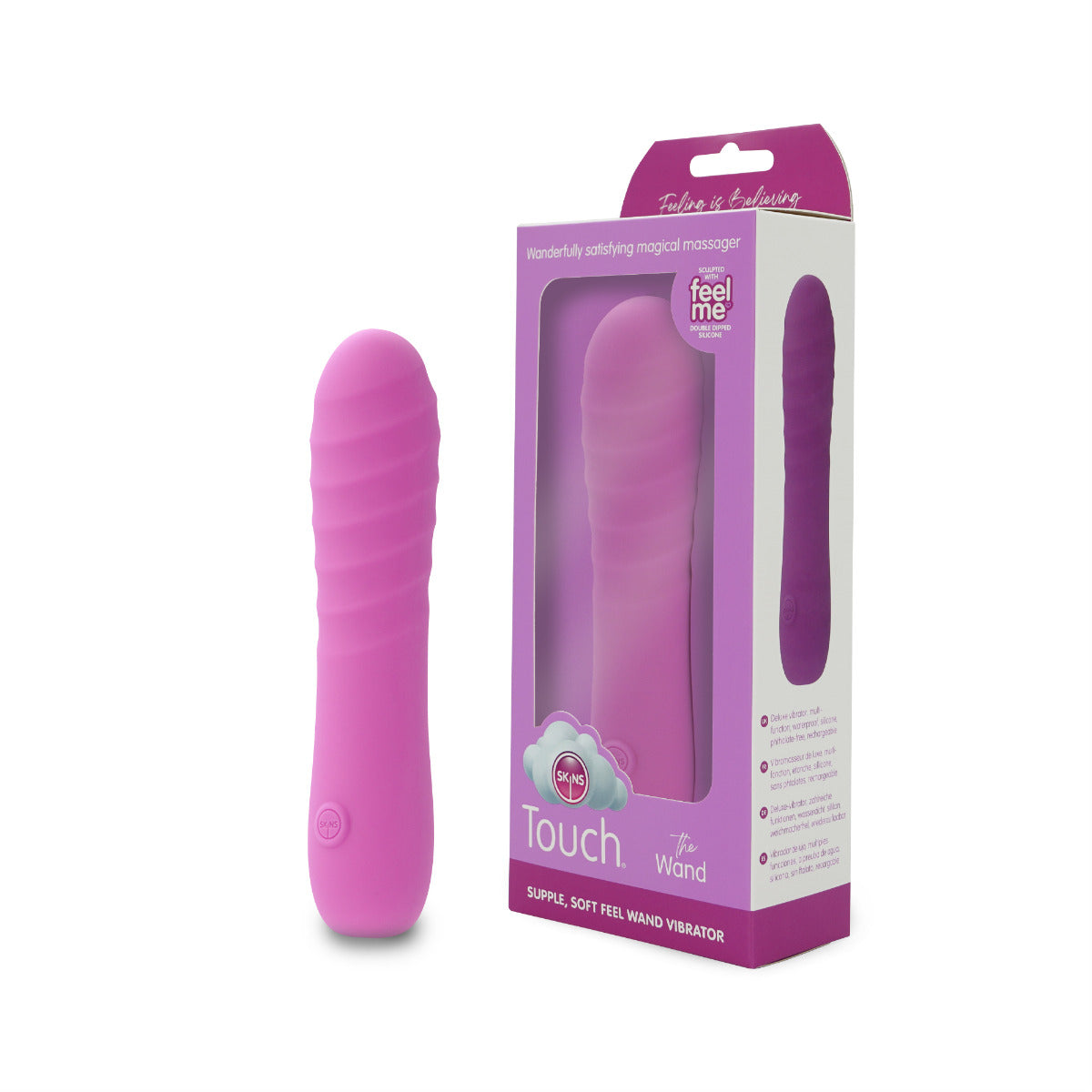 Skins Touch The Wand 165mm Silicone > Vibrators > Standard Vibrators