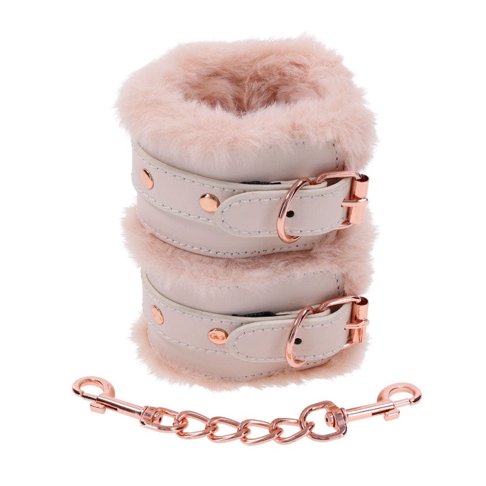 Sex and Mischief Peaches and Cream Fur Handcuffs > Bondage Gear > Restraints