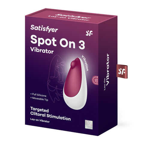 Satisfyer Spot On 3 Berry Clitoral Stimulator > Vibrators > Ladies > Clitoral Vibrators and Stimulators