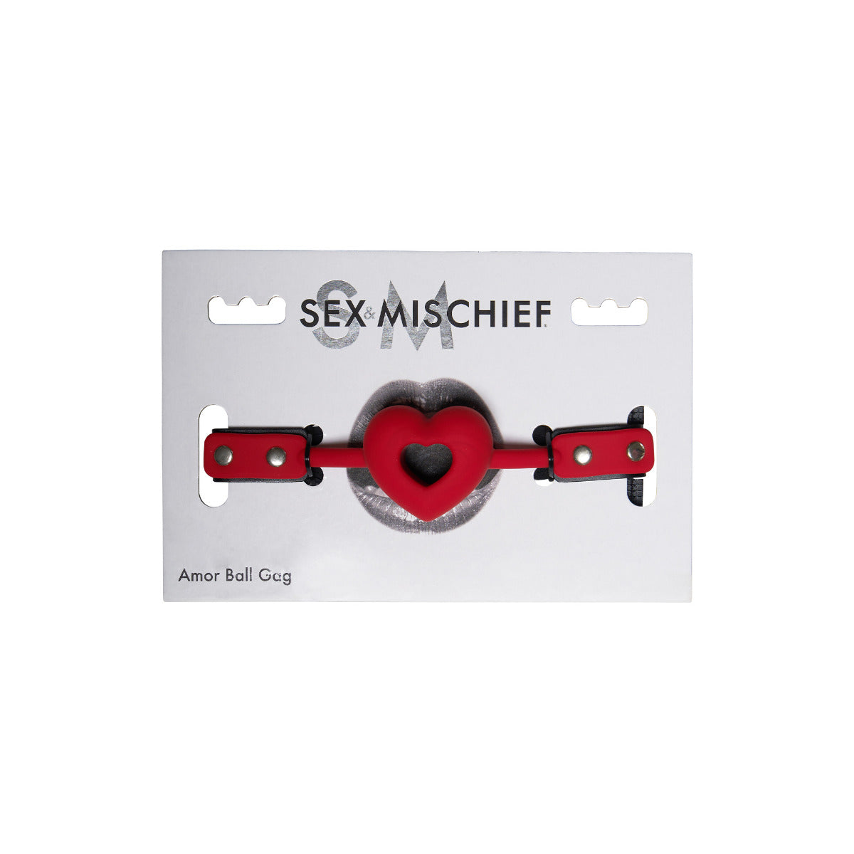 Sex & Mischief Amor Adjustable Heart-Shaped Ball Gag BDSM Accessory > Bondage Gear > Gags and Bits