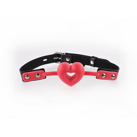 Sex & Mischief Amor Adjustable Heart-Shaped Ball Gag BDSM Accessory > Bondage Gear > Gags and Bits