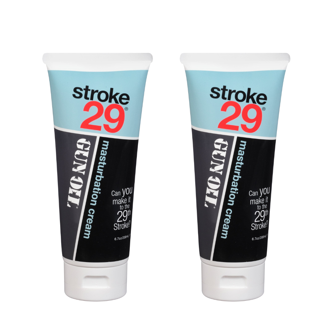 Stroke 29 - Masturbation Cream 3.3oz Tube - 2 Pack Masturbation Cream
