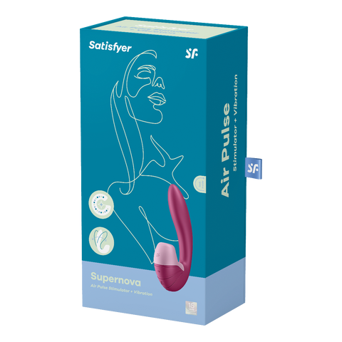 Satisfyer Supernova Old Rose Vibrator 11 Air Pulsation Settings > Sex Toys For Ladies > Air Pulsation