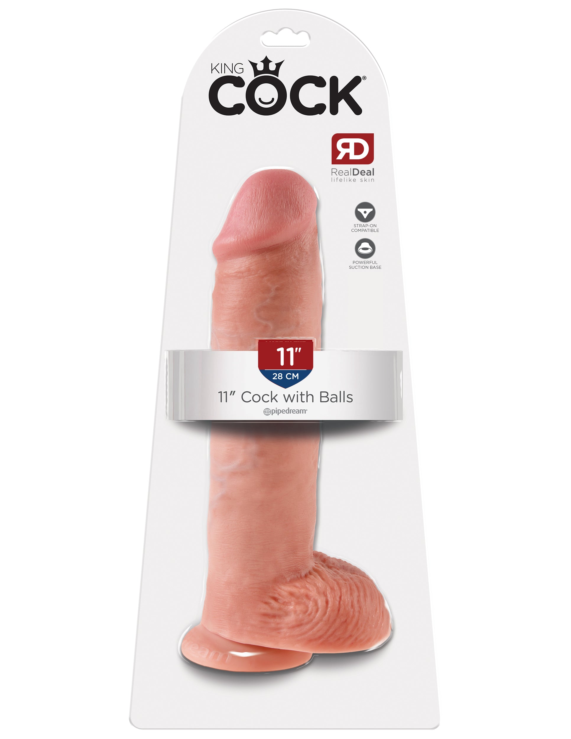 King Cock 11 Inch Cock With Balls Lifelike Dong 28 Centimeters Dongs Realistic
