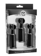 Fusion Triple Suckers 0.75 Inch Diameter 4 Inch Length > Sex Toys > Nipple Suckers