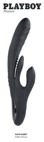 Playboy Pleasure RAPID RABBIT Vibrator with Thrusting Fun > Vibrators > Ladies > Rabbit
