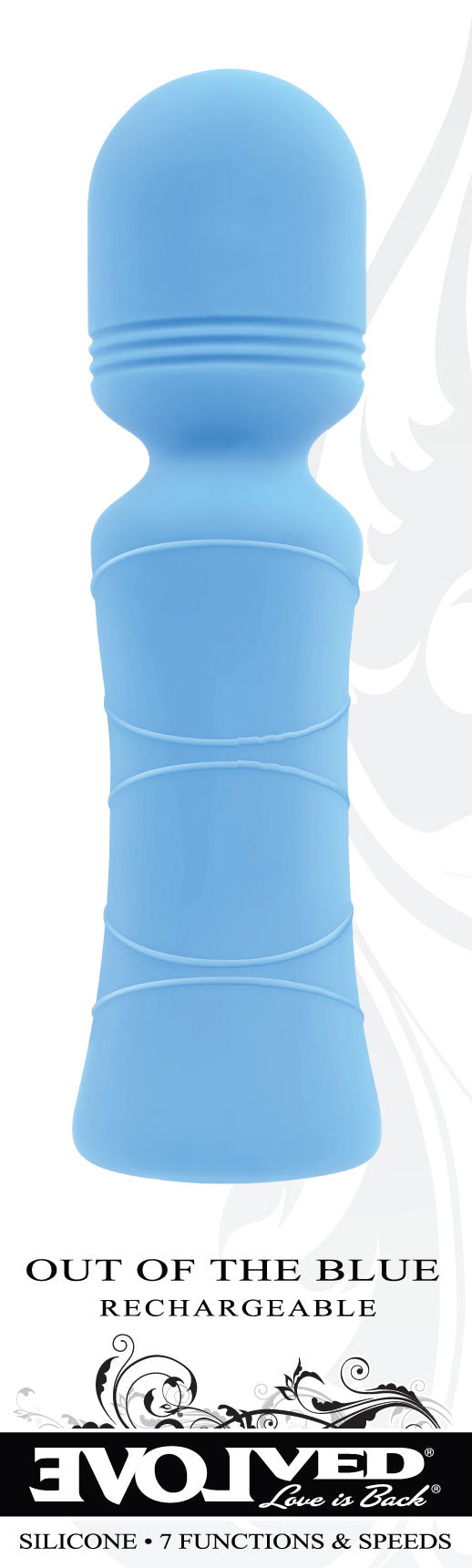 Evolved Out Of The Blue Mini Wand Massage Toy > Sex Toys > Mini Massagers