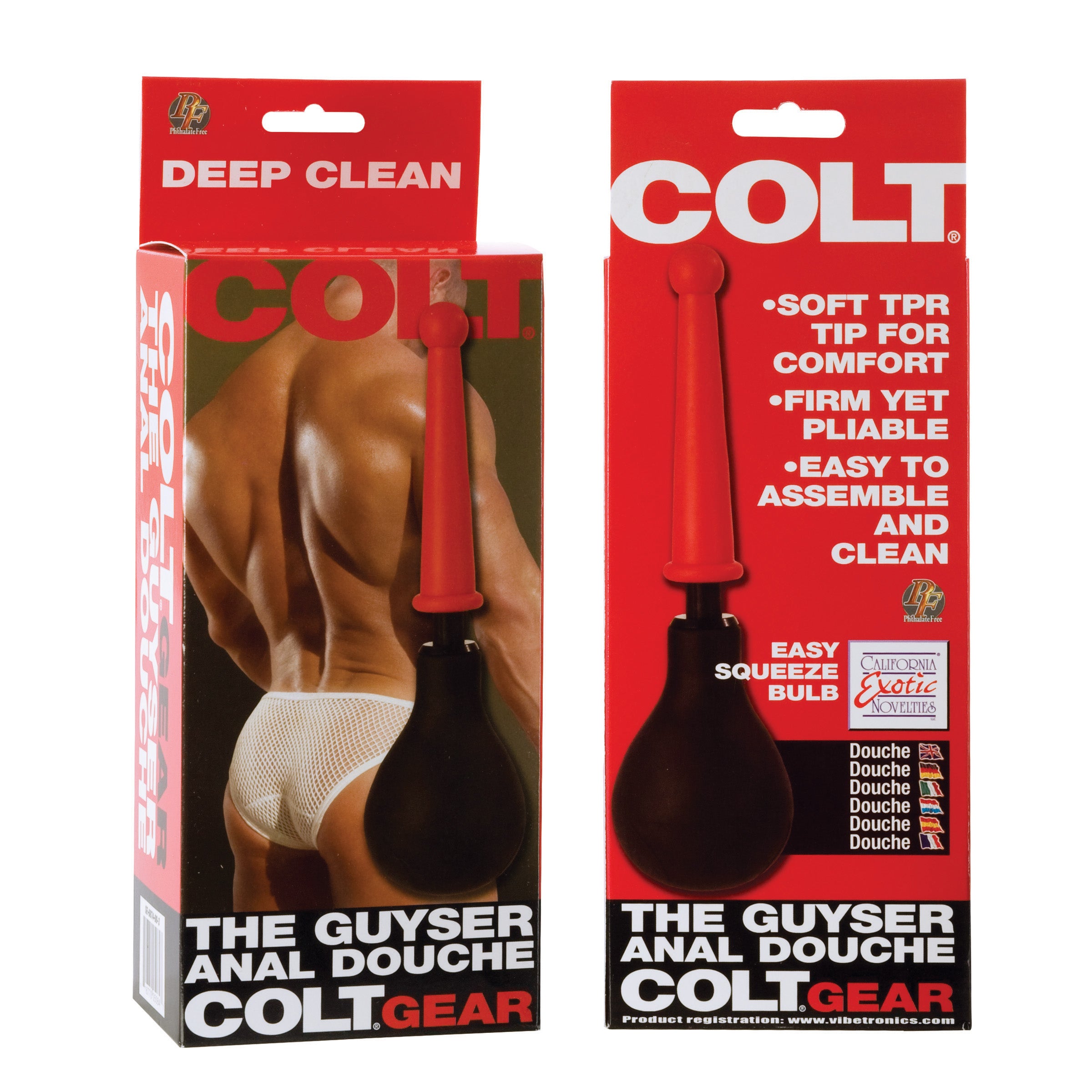 Colt The Guyser Anal Douche – Reusable with 5-Inch TPR Insertion Tip Anal Douche > Essentials > Douches