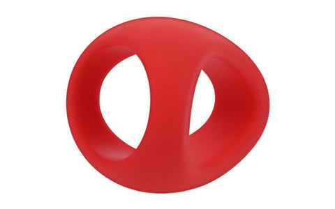 Stirrup Silicone Cock Ring in Crimson COCK RINGS