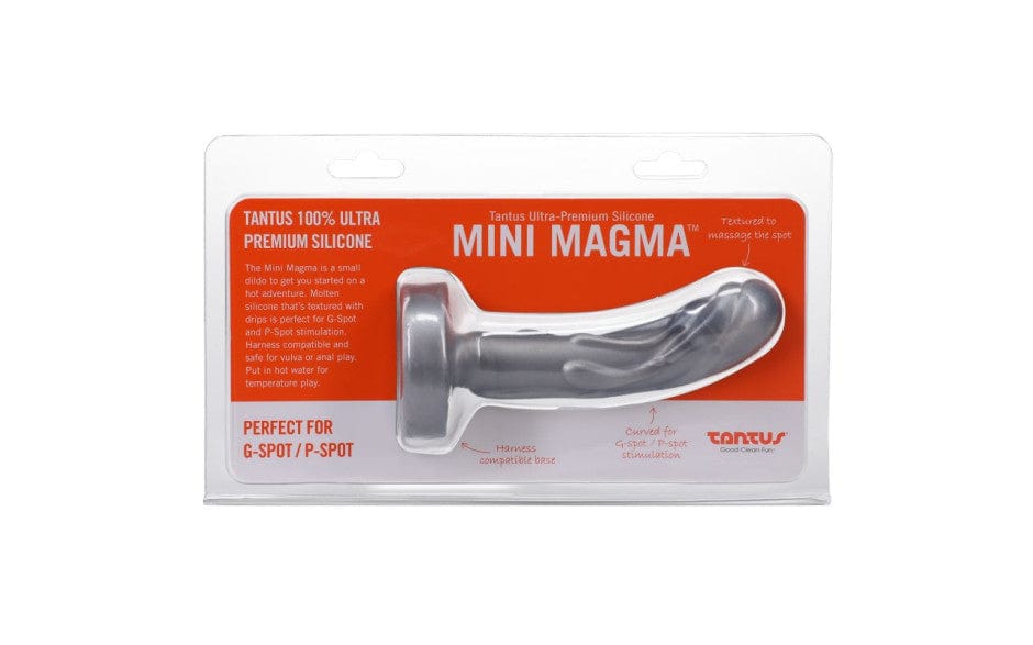 Mini Magma Dildo Silver Harness Compatible Ultra Premium Silicone > Dildos > Strap On Dildos