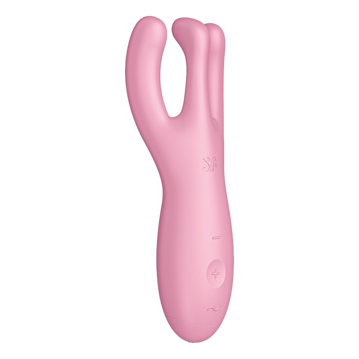 Satisfyer Threesome 4 Connect (Pink) – App-Controlled Flexible Clitoral and Labia Vibrator > Sex Toys > Couples Toys
