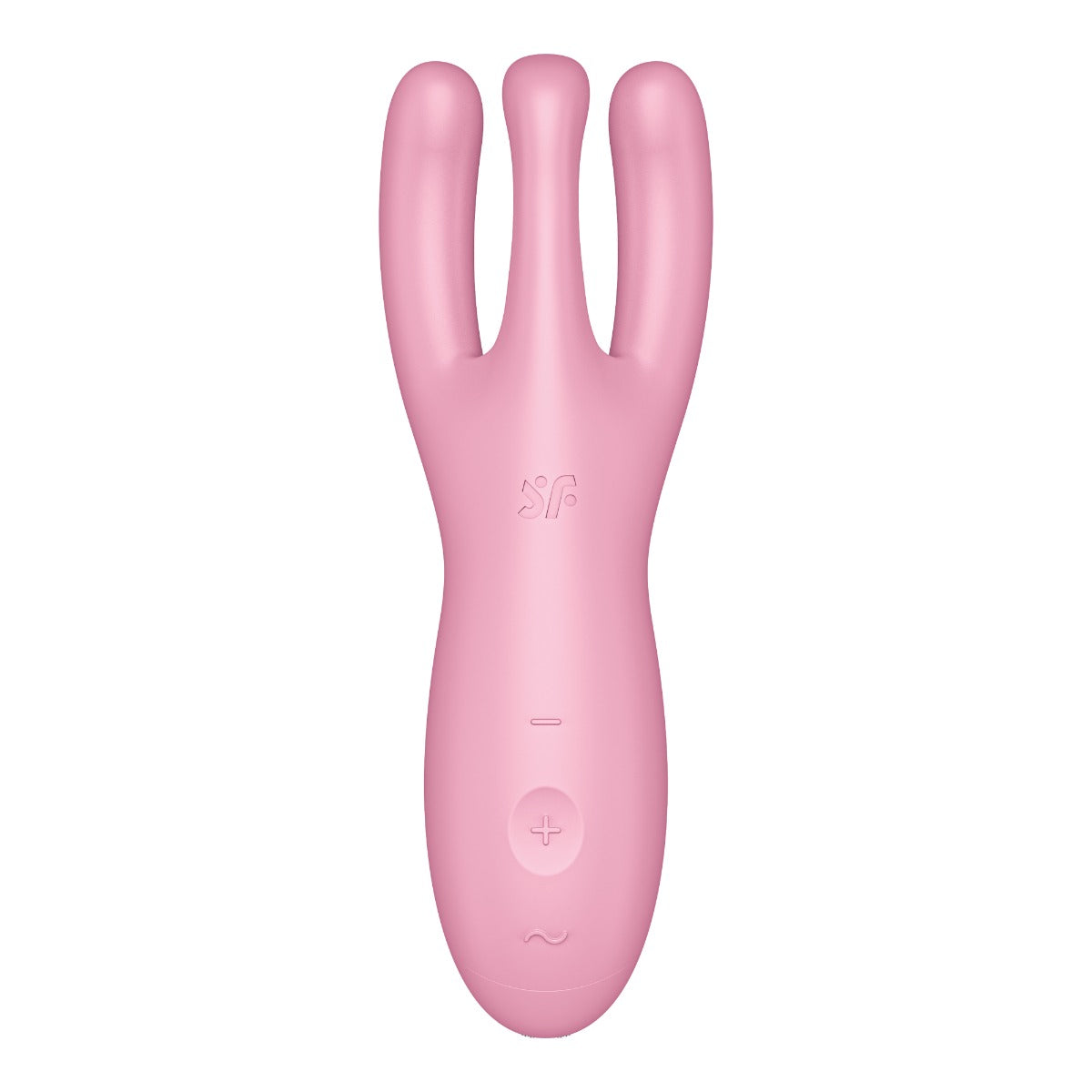 Satisfyer Threesome 4 Connect (Pink) – App-Controlled Flexible Clitoral and Labia Vibrator > Sex Toys > Couples Toys