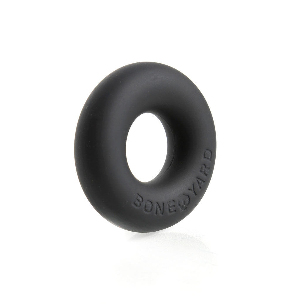Boneyard Ultimate Silicone Cock Ring Black 20mm Internal Diameter > Cock Ring > Single