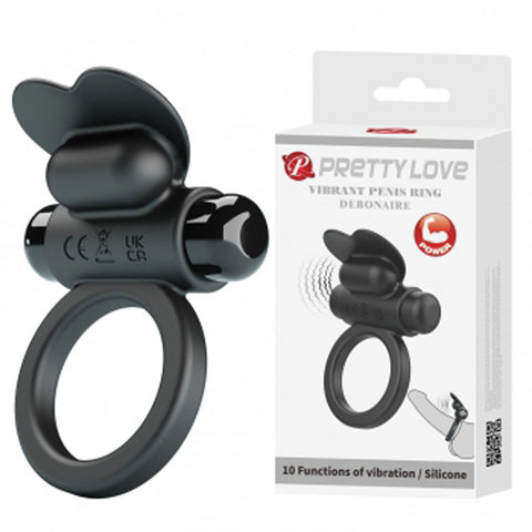 Vibrant Debonaire – Rabbit Cock Ring Penis Ring > Cock Ring > Vibrating