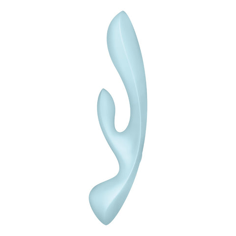 Satisfyer Triple Oh (Light Blue) – Double Stimulation Vibrator > Vibrators > Ladies > Rabbit
