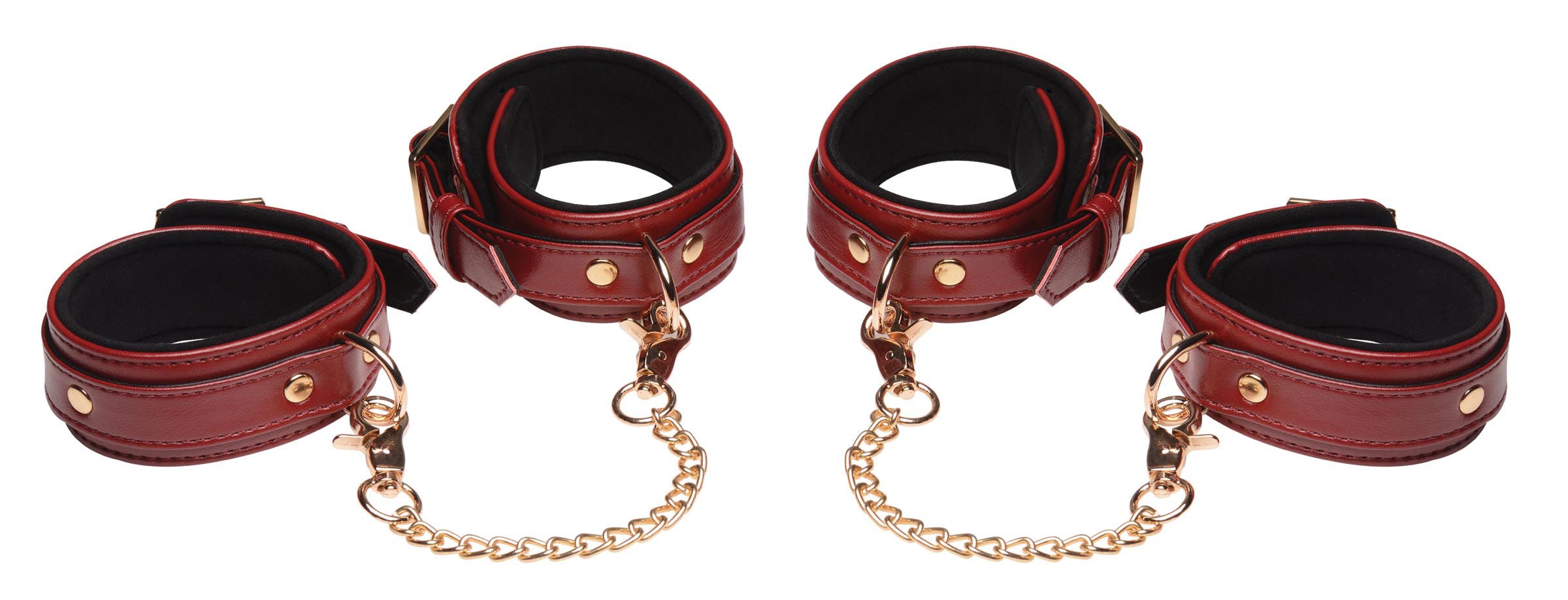 6 Piece Bondage Set – Vegan PU Leather Restraints and Cuffs Kit > Bondage Gear > Bondage Kits