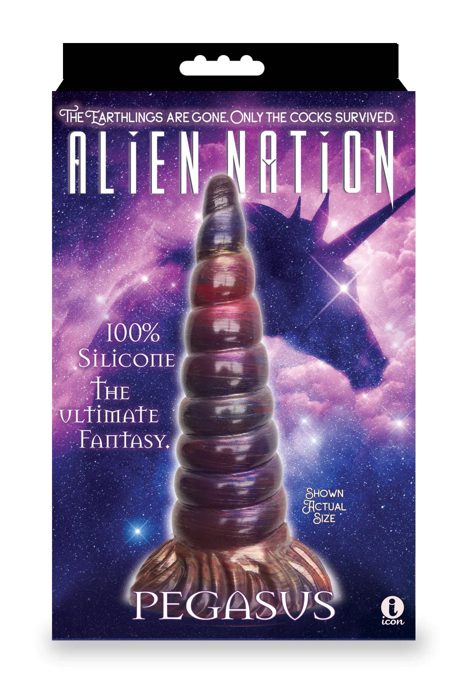 Alien Nation Pegasus (Multi-Color) – 7 Inch Fantasy Dong Copper > Dildos > Fantasy