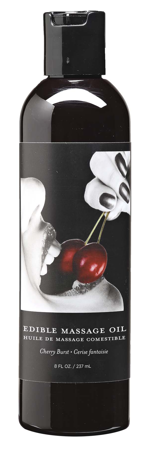 Edible Massage Oil Cherry Burst Flavoured 237 ml Bottle Default Title Massage Oil