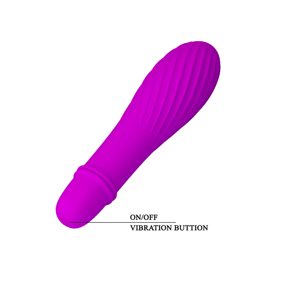 Solomon Mini Vibrator – Silicone Small Vibrator with Swirl Tip > Vibrators > Mini Vibrators